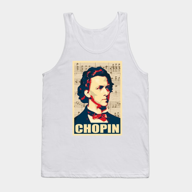 Chopin Music Composer Tank Top by Nerd_art